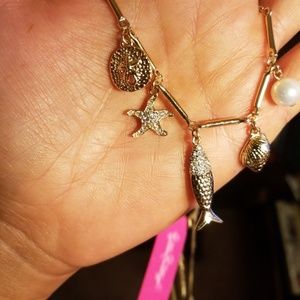 Lilly Pulitzer Jewelry - Lilly Pulitzer double gold charm chain necklace Lilly Pulitzer Jewelry - Lilly Pulitzer double gold charm chain necklace